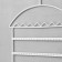 Organizer for jewelry "Hangers", 28 × 6.7 × 36 cm, white color