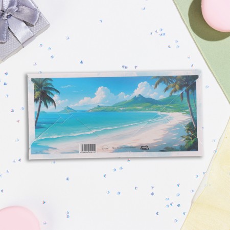 Money envelope "Happy Anniversary!" Beach, 16.5 x 8 cm-2