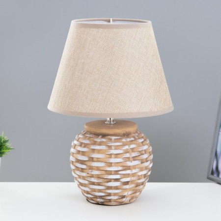 Oriana table lamp E27 40W Beige 21x21x33 cm Risalux