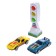 A traffic light with the game field "Study traffic rules", lighting effects, Russian chip