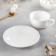 Coffee steam porcelain Wilmax, 2 items: a cup 160 ml, a saucer d = 14.3 cm, white color