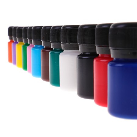 Acrylic paint, set of 12 colors x 20 ml, ZHK Decola, glossy, 2941116-2