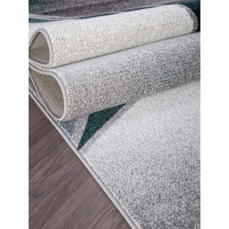 Rectangular carpet London D832, size 120x180 cm, color Gray-Blue-3