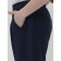 Pants for girls, height 122 cm, dark blue color