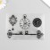 Stamp for creativity Silicon "Vintage. Clock and Keys" 16x11 cm