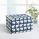 Stellyer box for storage with a lid "Northern Bear", 25 × 20 × 17 cm, blue color