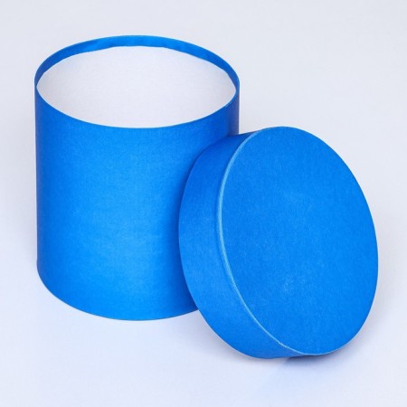 Set of round boxes 5 in 1 "blue", 20 x 20 -15 x 15 cm-4