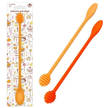 Spoon for honey, color mix