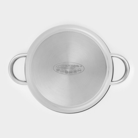 Gretta pan, 4.2 l, d = 22 cm, capsule, glass cover, induction-3