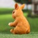 Garden figure "Bunny reads the book" 10x8x15cm