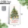 Money envelope "Happy New Year", Christmas tree, glitter, 16.5 x 8 cm, New Year