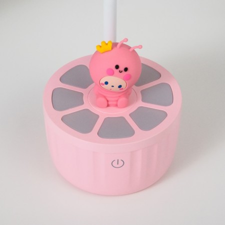 Table lamp "Mini Beetle" LED 3 modes 6.4W USB pink 10x10x37.5 cm Risalux-8