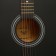 Acoustic guitar, black color, 102cm