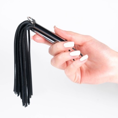 Accessor BDSM Business Floger Sitabella, leather, black, 19 cm-1