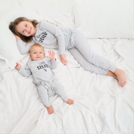 Combineson crumb I am sister, height 62-68 cm, gray-2