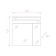 Mirror cabinet Onika Sigma 70.01, with backlight