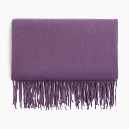 Women's Palatine Minaku monophonic col. purple, size 68*180 cm-4