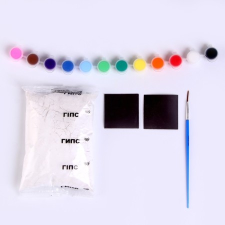 Set for creativity "painted plaster bas -relief. Cartoons ", big-1