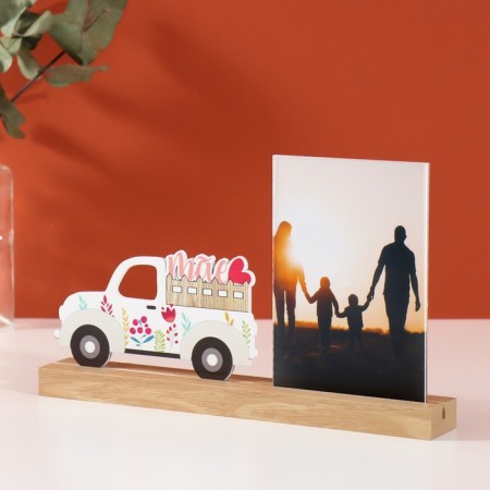 Photo frame wood, acrylic 10x15 cm "Truck" 4x27.3x14 cm-1