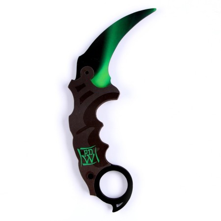 Kerambit "Green Claw", 18 cm