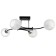 Svetogor chandelier "Mir" 4x60W E27 Black/Chrome