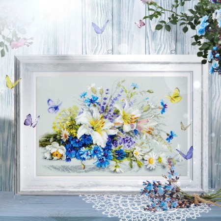 Embroidery Set "Tender Duet" 40 x 25
