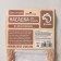 Nozzle for a flat mop of the share "pastel", 42 × 12 cm, microfiber, 60 grams, beige color
