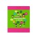 Notebook for recording foreign words, 48 ​​sheets in a ruler on the bracket, Erichkrause Hello, cover coated cardboard, offset block, mix