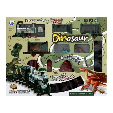 Dino train railway, smoke, dinosaurs, batteries-16