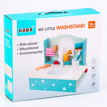 Wooden Wooden Set "washbasin" 26.5 × 25.5 × 33.5 cm-8