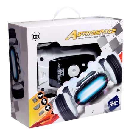 Tsolovysh machine "Techno", radio -controlled, drift, battery, on the control panel, white color-9