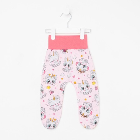 Nursery sliders, pink color, height 62 cm