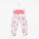 Nursery sliders, pink color, height 62 cm