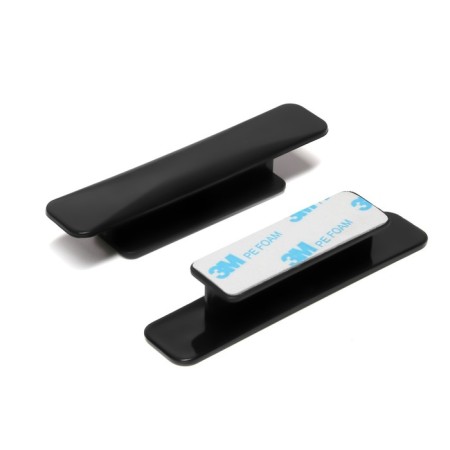 Furniture handle self -adhesive cappio, l = 108 mm, plastic, black color-5