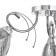 Cellular Bell 3x40W e27 chrome, black chrome 57x57x22 cm
