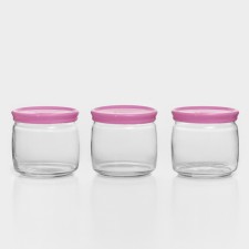 A set of glass cans for bulk products Cesni, 500 ml, 3 pcs