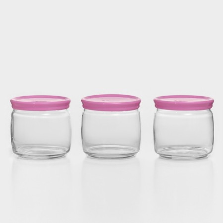 A set of glass cans for bulk products Cesni, 500 ml, 3 pcs