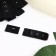 Flasp for a bra, 3 rows 1 hook, 2 × 2.8 cm, 2 × 5 cm, 10 pcs, black color