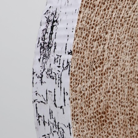 Corpushes "Pigzon" High Round "Birch Birch", with impregnation, 40.5 x 4 cm-4