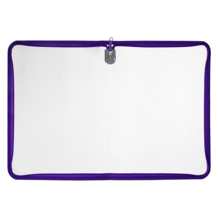 Plastic folder A4, 325 x 230 x 25 mm, lightning around, calligrata "office", PM-A4-01, 0.5 mm, transparent, purple-4