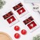 Handles of teaspoon flavored "velvet rose" in gift boxes, 18 pcs