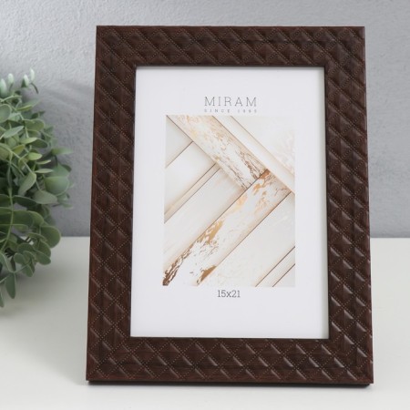 Photo frame Plastic "Mira" 15x21 cm, 642747-6, (plastic screen)