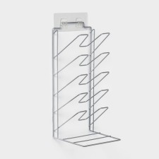 Vertical lid stand, 5 tiers 15 × 16 × 36 cm, color chromium