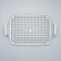 Toilet with a grid, 45x34x15 cm, gray/turquoise