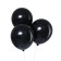 Latex ball 12 ", pastel, set 50 pcs., Black color