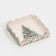Box for confectionery products with PVC cover "Christmas tree", 13 x 13 x 3 cm, new year