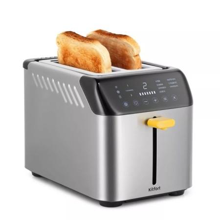 Toster KitFort KT-6225, 780-925 W, 7 modes, 2 toasts, silver