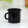 Enamel mug "Night", 380 ml, black color