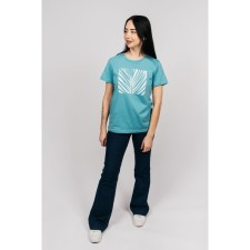 Female T -shirt, size 46, turquoise color