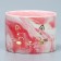 Kashpo ceramic with embossing, pot "Mordochka", 8 x 5.5 cm